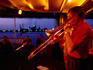 Trumpet player, Natchez River Boat Jazz Band.