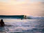 Surfing at Avellanas Beach, Nicoya Peninsula.