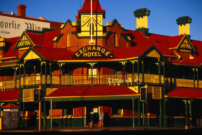 Western Australia Image Kalgoorlie, Western Australia. Hannan Street holds an interesting collection of architectural styles including, Edwardian,