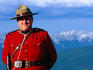 Portrait of a Canadian Mountie.