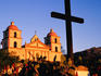 Santa Barbara Mission in morning light.