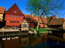 Den Gamle By old town buildings.