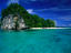 Island from water.