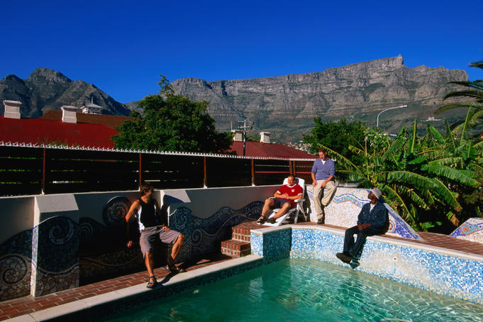 Swimming pool at The Backpack.
