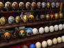 Painted ostrich eggs, Greenmarket.
