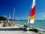 Windsurfers waiting to be put through their paces at Virginia Key
