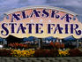 Alaska State Fair sign.