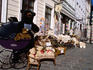 Souvenirs for sale in front of Nikolaikirche.