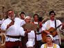Music group playing at Medieval Festival, Rothenburg ob der Tauber
