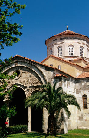 Exterior of 13th-century Aya Sofya, Black Sea.