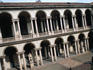 Courtyard of Pinacoteca di Brera.