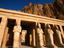 Osiris statues at Temple of Hatshepsut at Deir Al-Bahari.