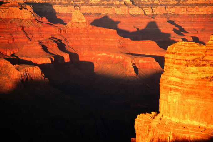 Canyon at sunrise.
