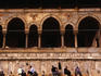 Men washing outside Yeni Cami Mosque.