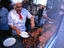 Kebabs cooking.