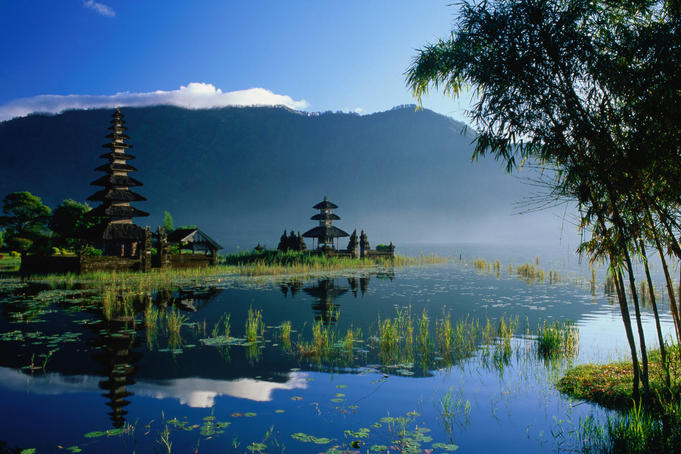 Pura Ulun Danau lake temple.