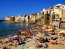 Seaside resort beach.
