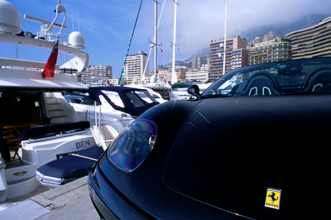 Ferrari at Port de Monaco.