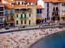 Town beach from Chateau Royal de Collioure.