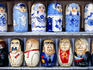 Souvenir market - Christmas decorations depicting Soviet leaders.
