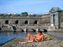 Sunbather at Peter and Paul Fortress.