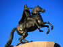 The Bronze Horseman statue.
