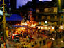 Asan Tole (square) at dusk.