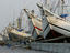 Wooden boats at the old port of Sunda Kelapa.