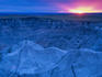 Sunset at Pinnacles Overlook.