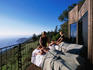 Couple having massage outdoors at Post Ranch Inn, Big Sur.