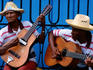 Street musicians.