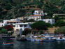 Waterfront houses of village.
