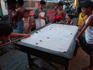 Children playing a popular form of billiards in the Tondo area.