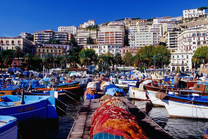 Porticciolo (marina) at Mergellina.