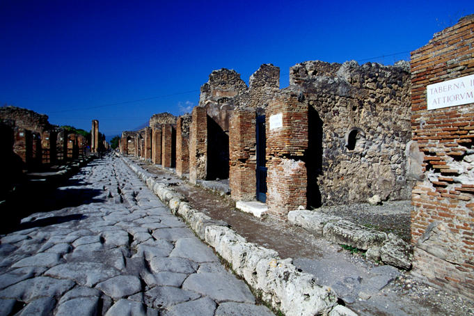 Pompei archeological site.