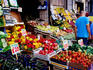 Stall at La Pignasecca's food market.