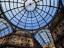 Glass dome of Galleria Vittorio Emanuele II.