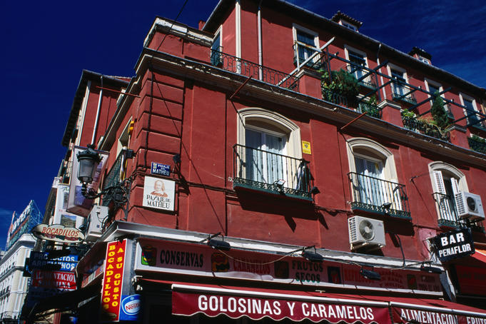 Colourful architecture, Sol district.