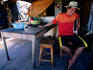 Farmworker in land occupation, Teodoro Sampaio.