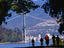 Cycling at Burrard Inlet, Stanley Park.