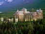 Banff Springs Hotel, dusk.