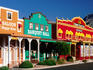 Colourful western-style facade near Sabino Canyon.