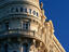 Ornamental detail of Carlton Hotel, Alpes-Maritimes region.