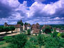Village amidst the verdant surroundings, Dordogne valley, Lot region.