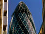 Swiss Re Tower (aka the Gherkin) in city.