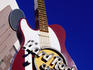 Detail of guitar at Hard Rock Cafe, downtown.