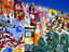 'Planet Earth' mural on Merit Printing building.