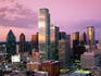 Downtown at dusk from Reunion Tower.