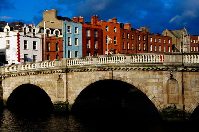 Mellows Bridge over Liffey River.