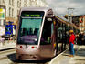LUAS train on St Stephen's Green.